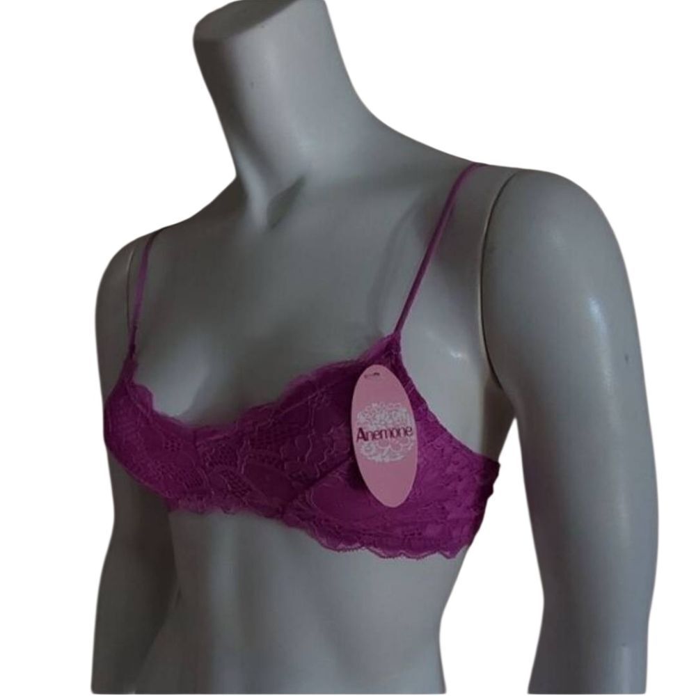 NWT Anemone Purple Lace Bra (S/M)